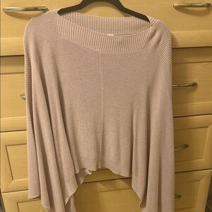 LULULEMON PINK SHAWL SWEATER